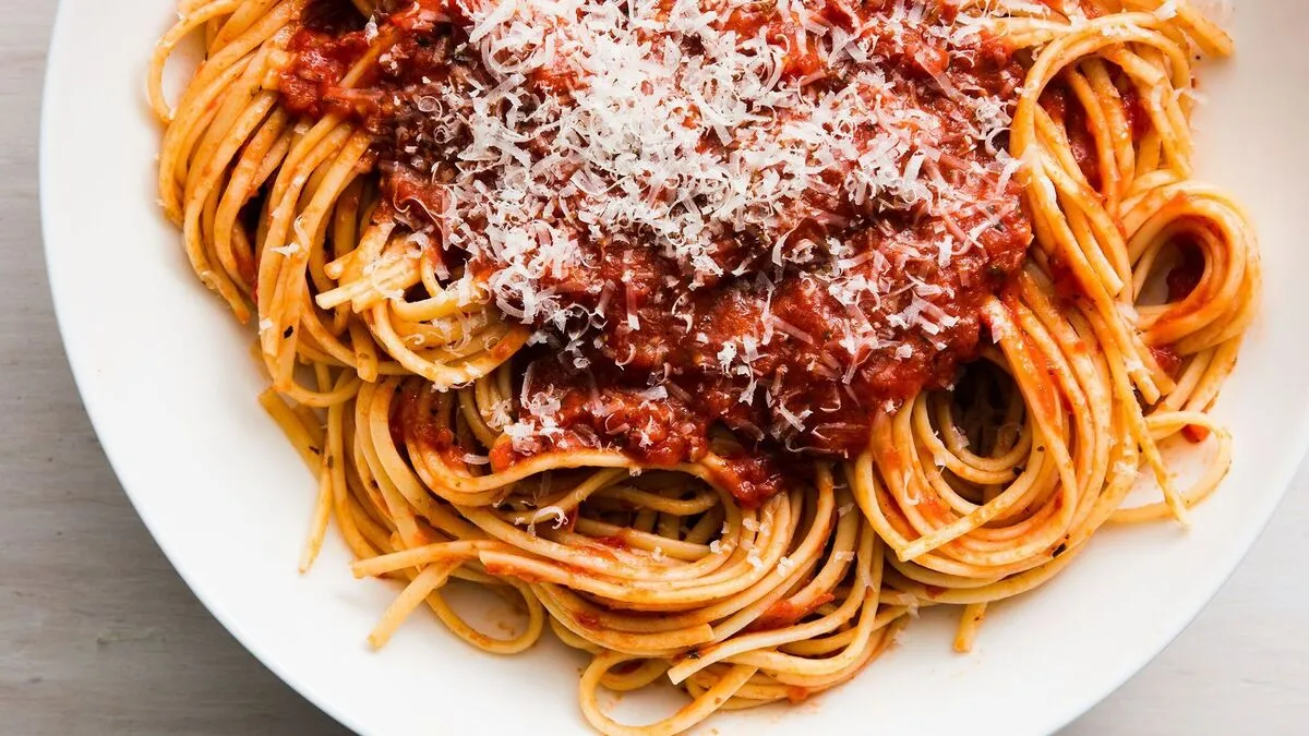 Homemade Spaghetti Sauce with Ground Beef