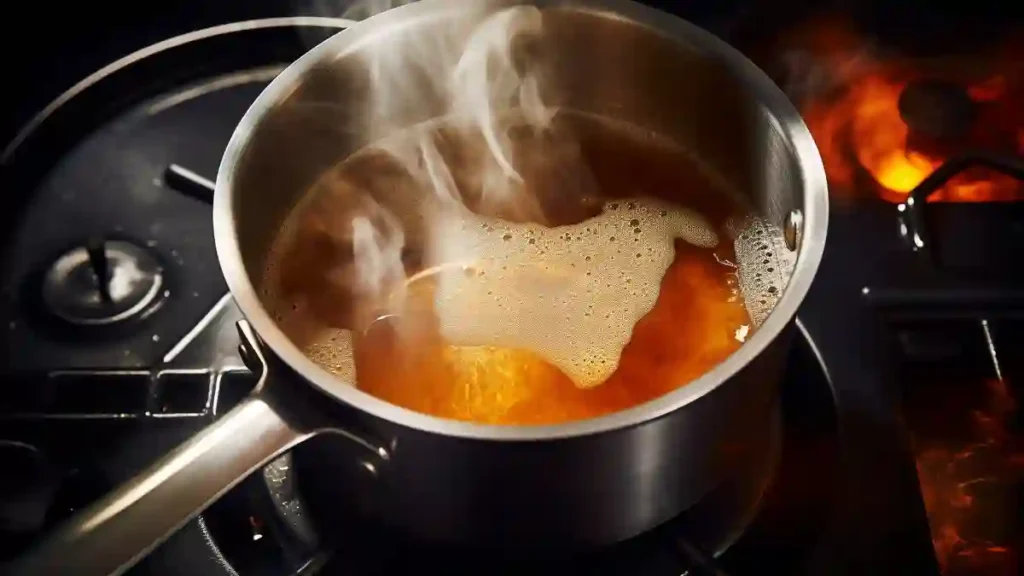 maroccck Overhead view of a small stainless steel saucepan with 24725cc8 8cf4 4517 ace3 3e7b5c4d777c ezgif.com optiwebp