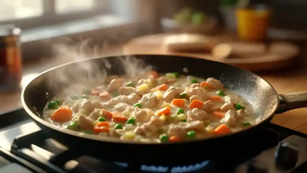 Mini chicken pot pies step3