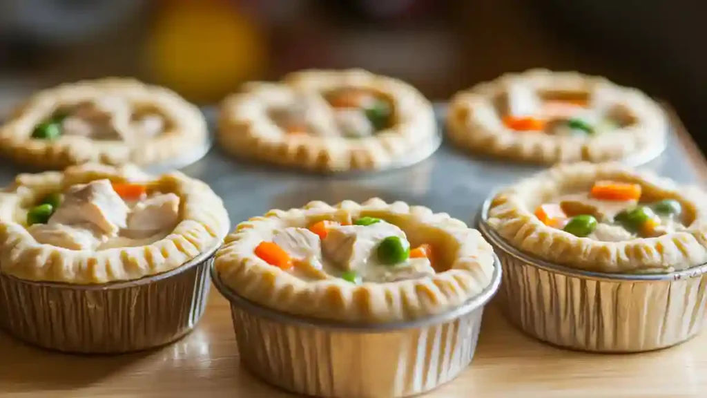 Mini chicken pot pies step4