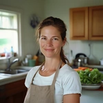 Julia, your guide to quick and creative cooking, showcasing her expertise on olarecipes.com.