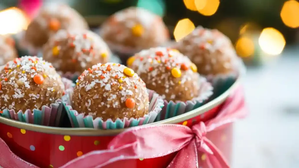 Butterfinger Balls packaged for gifting