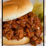 Delicious homemade Sloppy Joes with ground beef and tangy sauce on toasted buns