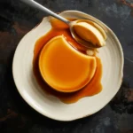 Delicious Flan Napolitano made with cream cheese, sweetened condensed milk, and eggs.