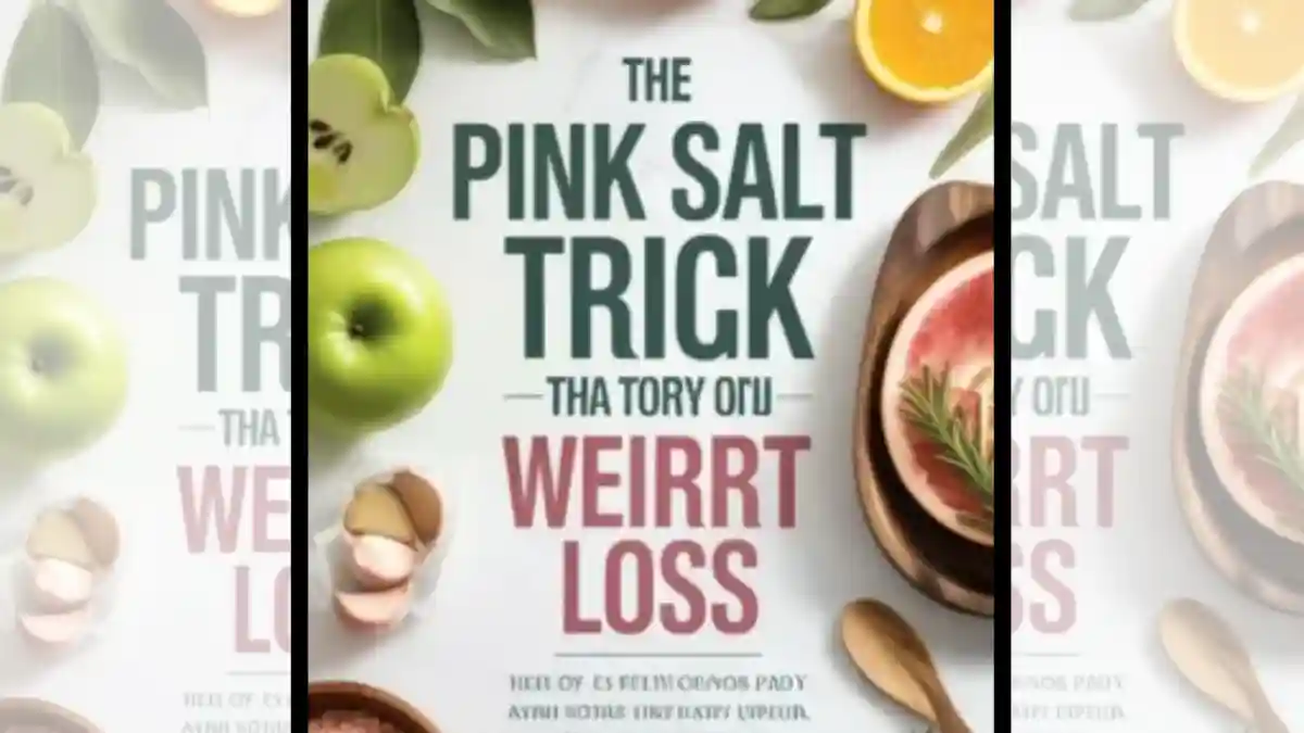 Himalayan pink salt water recipe for weight loss and wellness