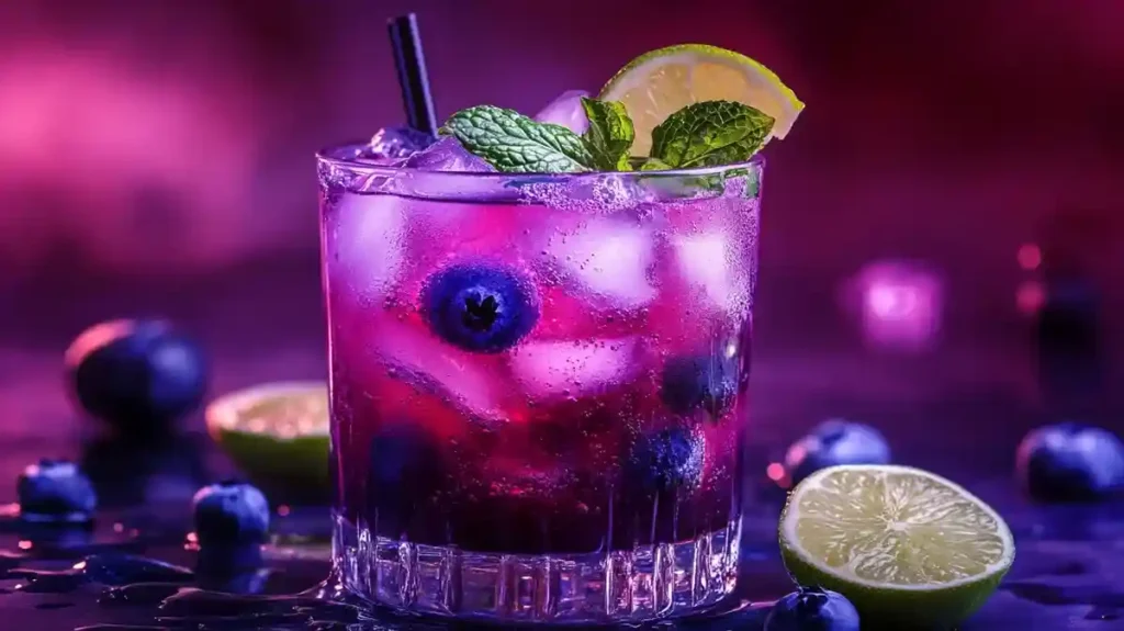 blueberry lavender syrup bottle