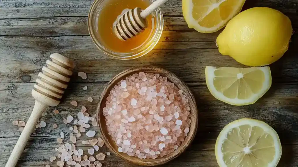 Ingredients for the Pink Salt Trick Recipe weight loss
 
