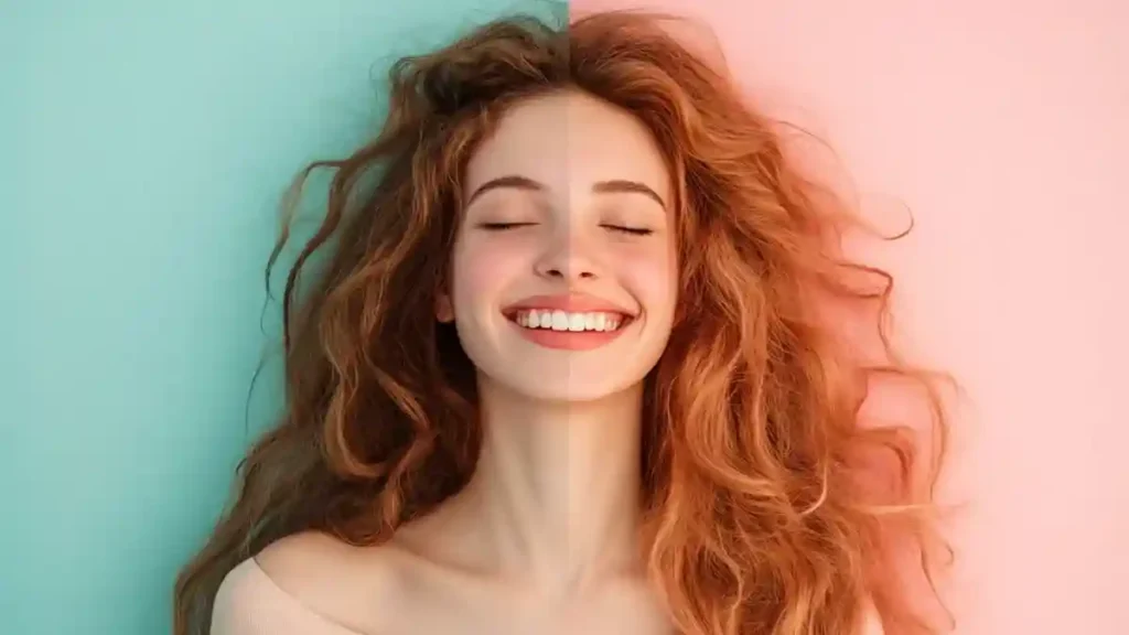 Before and after pink salt trick wellness results