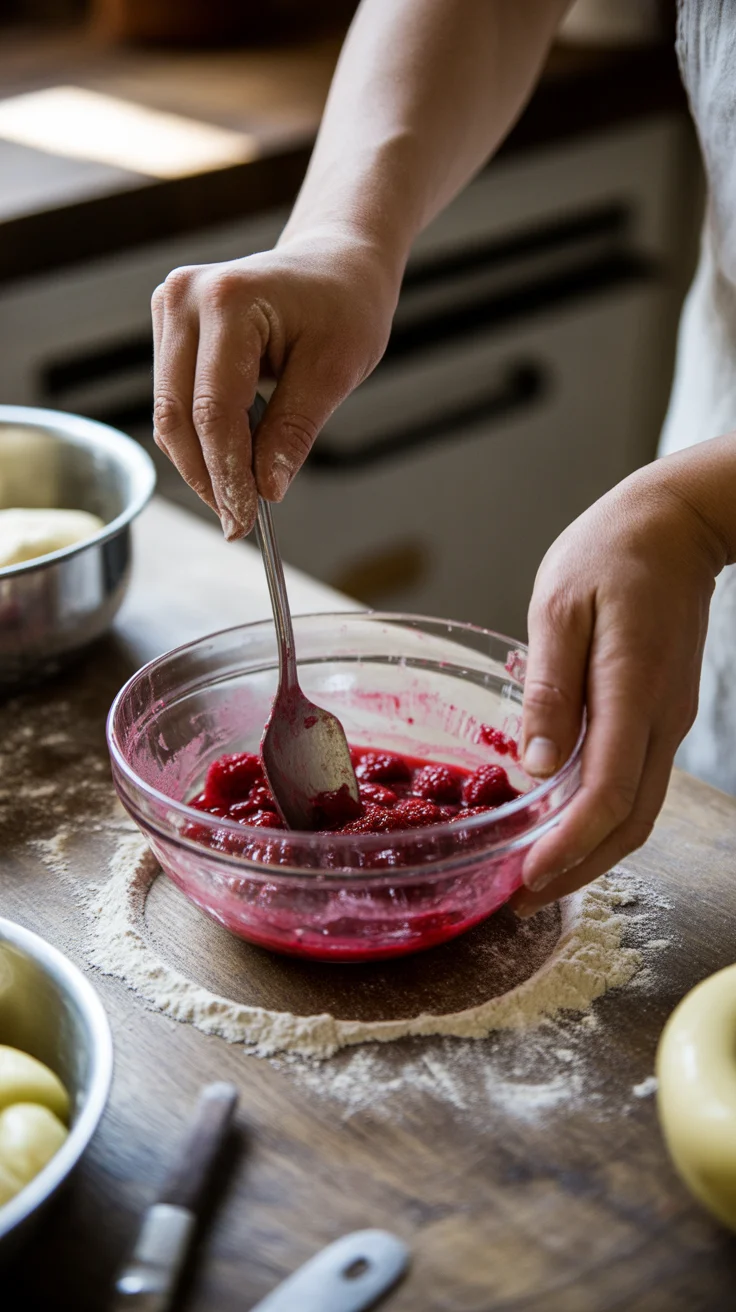 strawberry layer cake