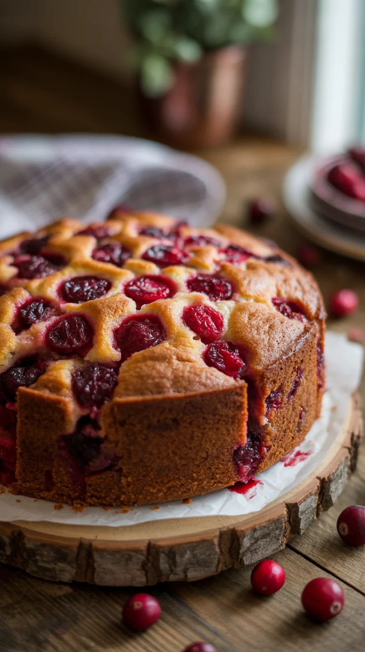Deliciously Easy Cranberry Cake for Your Holiday Table