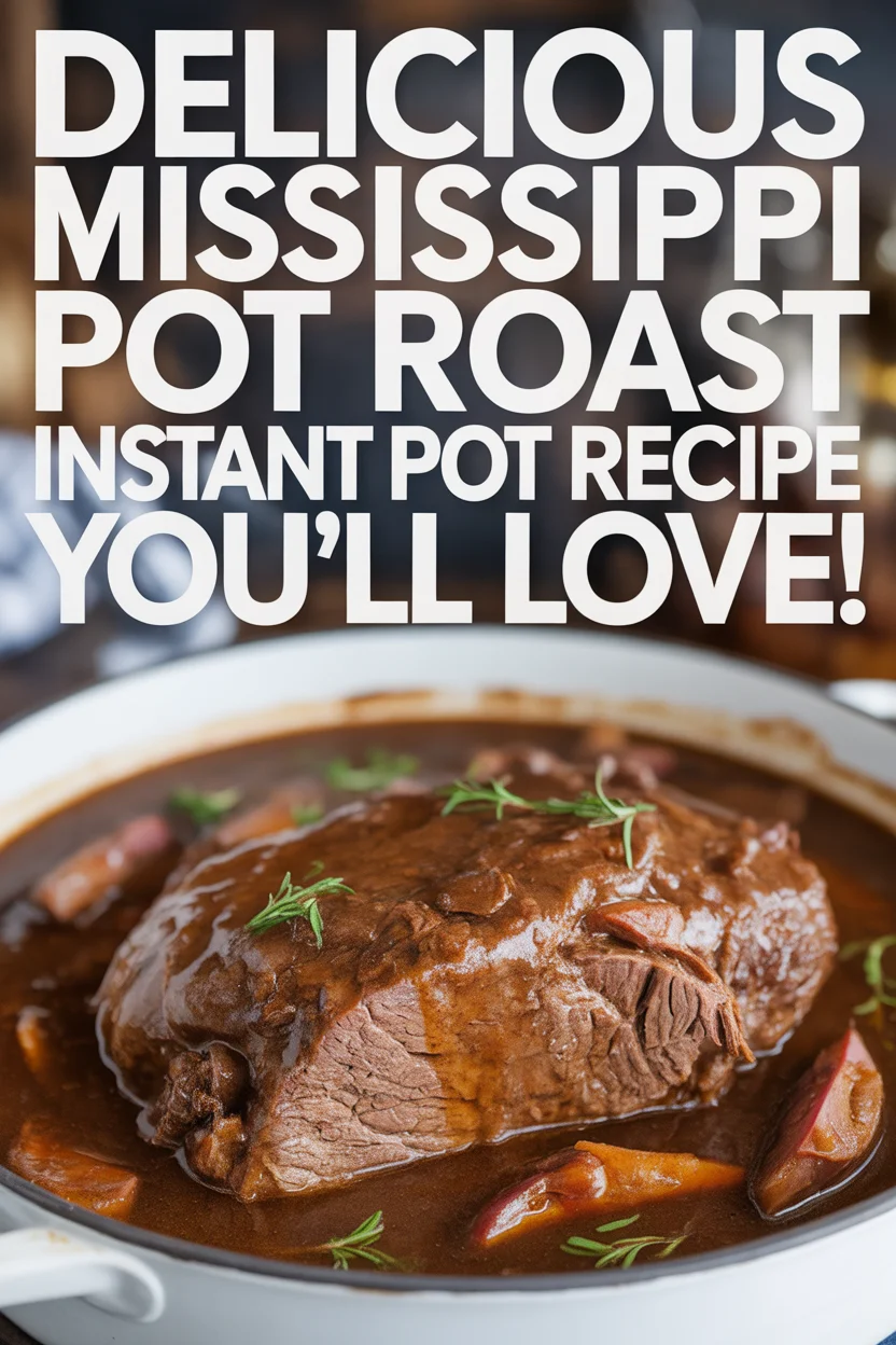 Delicious Mississippi Pot Roast Instant Pot Recipe You’ll Love!