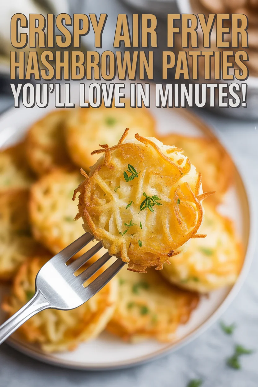 Crispy Air Fryer Hashbrown Patties You’ll Love in Minutes!