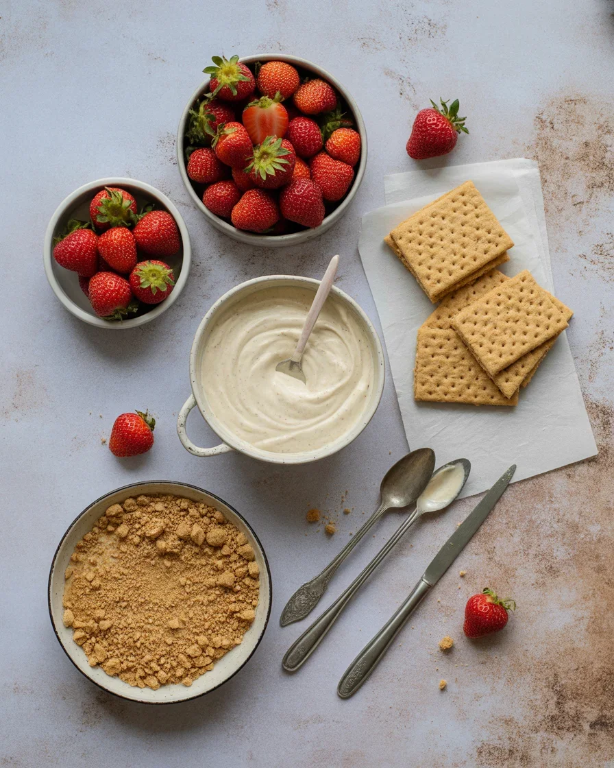 Cheesecake Stuffed Strawberries